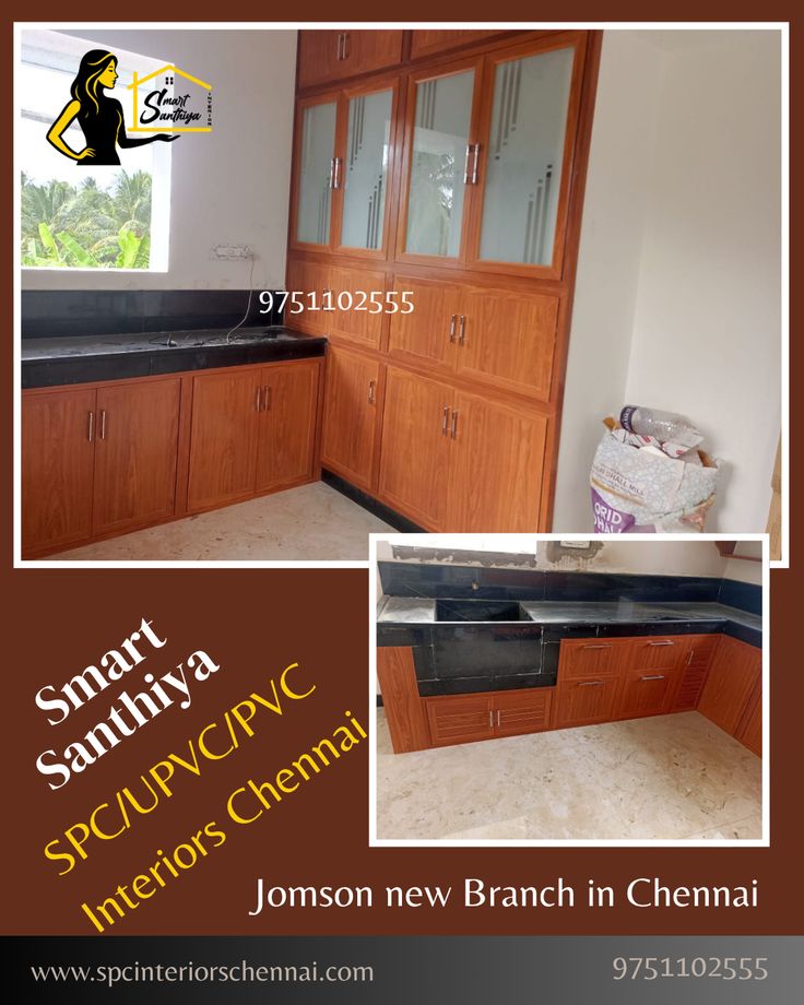 pvc kitchen cabinets design chennai